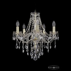 Люстра хрустальная 1415/5/165 G Bohemia Ivele Crystal (Стеклянный рожок)