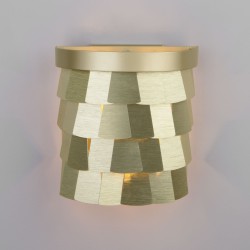 Настенный светильник с металлическим плафоном                      Bogate's  317  шампань