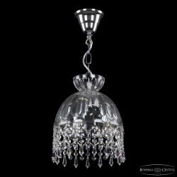Подвесной светильник с цветным хрусталём 5478/22 Ni Clear/M-1H Drops Bohemia Ivele Crystal (5478)