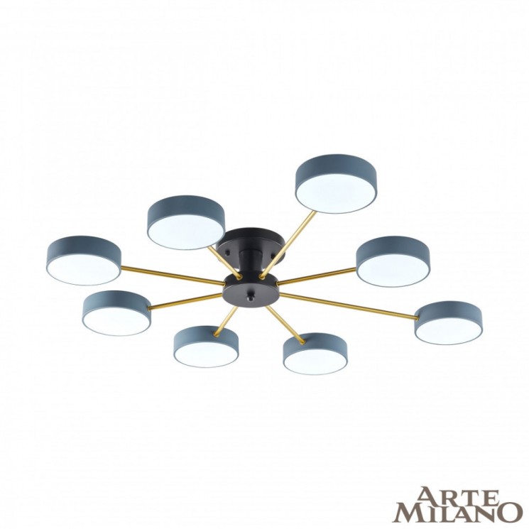 Светильник светодиодный 252006/8 Bk/Gr Arte Milano (Светодиодные)