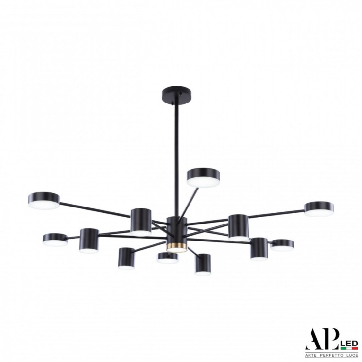Люстра 3307.6293-12 Black APL LED (Модерн)
