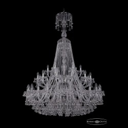 Люстра хрустальная 1409/24+12+6/460/XL-175/2d Ni Bohemia Ivele Crystal