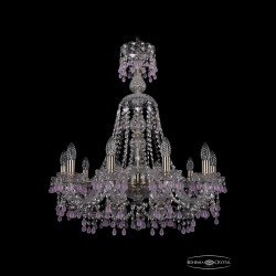 Люстра хрустальная 1410/10/240/XL-74 Pa V7010 Bohemia Ivele Crystal (Стеклянный рожок)