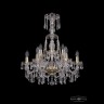 Люстра хрустальная 1403/6+3/195/XL-65 G Bohemia Ivele Crystal (Стеклянный рожок)
