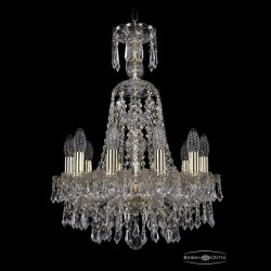 Люстра хрустальная 1403/10/141/XL-61 G Bohemia Ivele Crystal (Стеклянный рожок)