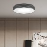 Потолочный светильник с тканевым абажуром                      TK Lighting  4223 Kantoor Graphite