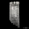 Бра хрустальные 83401BR/15IV-33 Ni R Bohemia Ivele Crystal (С 1 лампочкой)