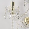 Бра с цветным хрусталём 5413B/2+1/165 G Clear/M-1G Bohemia Ivele Crystal (С 2 лампочками и более)