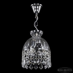 Подвесной светильник с цветным хрусталём 5478/22 Ni Clear/M-1H Leafs Bohemia Ivele Crystal (5478)
