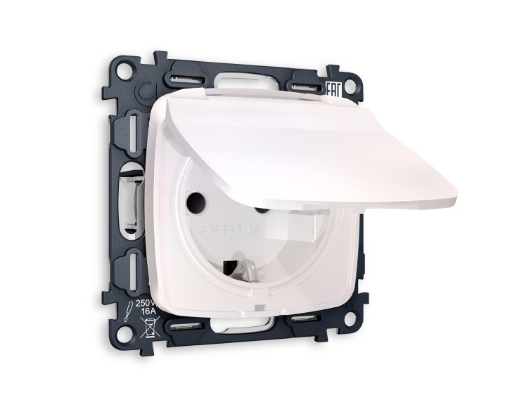 Ambrella Light Комплект механизма электрической розетки Ambrella Volt OMEGA MO208010