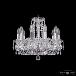Люстра хрустальная 1402/10/141 Ni Bohemia Ivele Crystal (Стеклянный рожок)