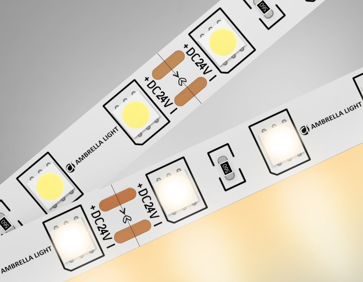 Ambrella Light Светодиодная лента 14.4Вт/м 24V IP20 3000K Ambrella light ILLUMINATION GS4001