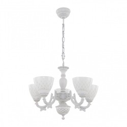 Люстра с плафонами подвесная 343837/5 WT+SL Arte Milano (Подвесные)