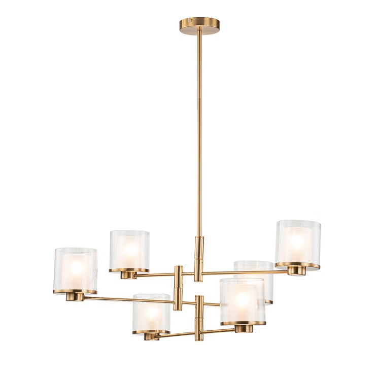 Indigo Светильник на штанге 13023/6R Brass