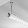 Maytoni Алюминиевый профиль подвесной D30 (Серебро, 2 м), ALM-D30-S-2M
