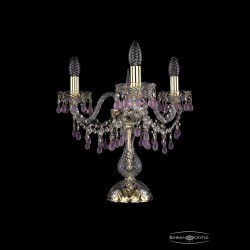 Настольная лампа 1410L/3/141-39 G V7010 Bohemia Ivele Crystal (Стеклянный рожок)