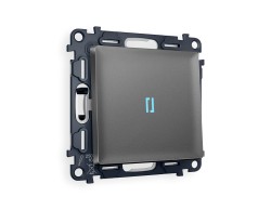 Ambrella Light Комплект механизма 1-клавишного выключателя с подсветкой 10000K Ambrella Volt ALFA MA652020