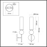 Настенный светильник ODEON LIGHT LOLLA 4361/1W