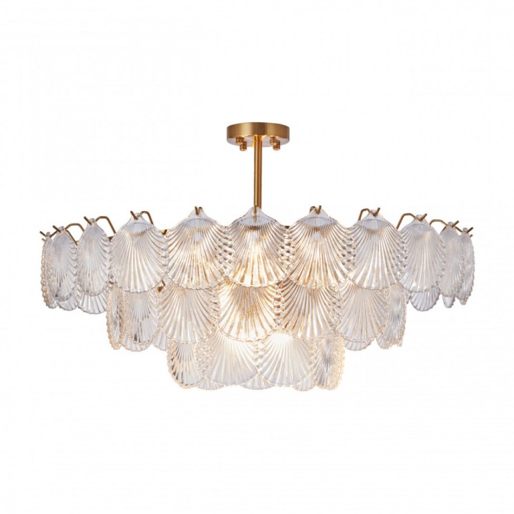 Люстра с плафоном в виде ракушек 312008/D800 BS Arte Milano (Потолочные)