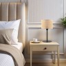 Настольный светильник с тканевым абажуром                      TK Lighting  5552 Juta