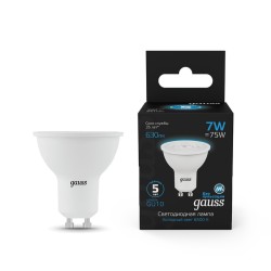 Светодиодная лампа Gauss Софит 7W 630Lm 6500K GU10 101506307101506307_GAUSS