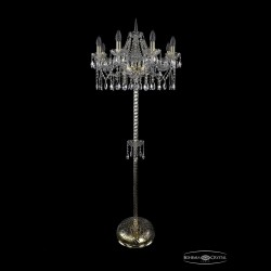 Торшер хрустальный 1413T2/8/200-160 G Bohemia Ivele Crystal (Стеклянный рожок)
