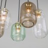 Подвесной светильник со стеклянными плафонами                      TK Lighting  3328 Marco Green