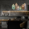 Подвесной светильник со стеклянными плафонами                      TK Lighting  3328 Marco Green