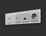 Ambrella Light Комплект механизма компьютерной розетки Ambrella Volt ALFA MA412010
