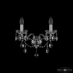 Бра хрустальные 1415B/2/165 Ni  Bohemia Ivele Crystal (Стеклянный рожок)