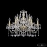 Люстра хрустальная 1413/6+3/200 G Bohemia Ivele Crystal (Стеклянный рожок)