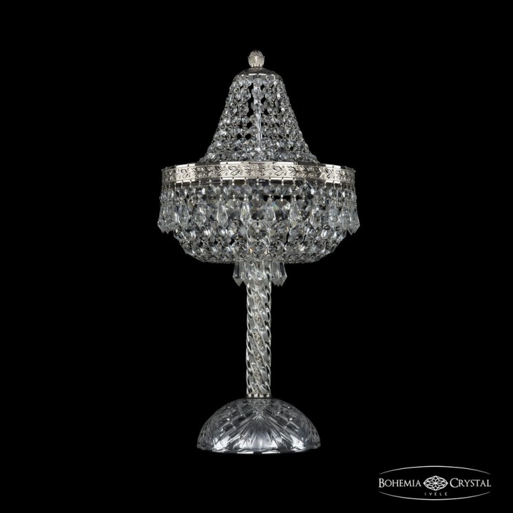 Настольная лампа хрустальная 19271L4/H/25IV Ni Bohemia Ivele Crystal (Потолочные)