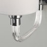 Настенный светильник с тканевым абажуром                      Eurosvet  60112/1 хром