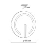 Настенно-потолочный светильник СОНЕКС BUTTON 3041/DL