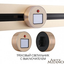 Трековый светильник, 3W 250V 380011TL/Light Gold (Трековые)