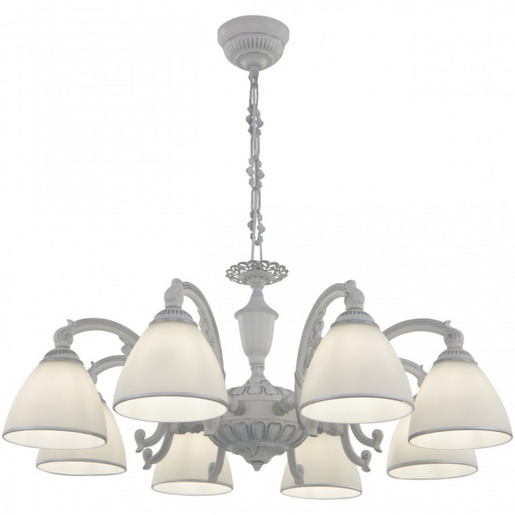 Люстра с плафонами подвесная 341837/8 WT+SL Arte Milano (Подвесные)