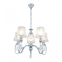 Люстра с абажуром подвесная 347203/5 CR Arte Milano (Подвесные)