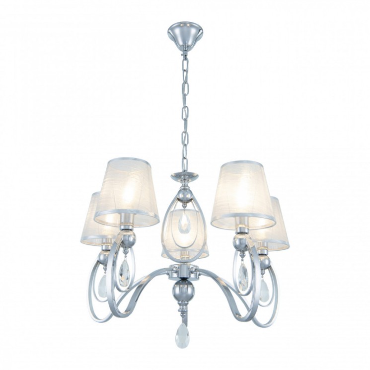 Люстра с абажуром подвесная 347203/5 CR Arte Milano (Подвесные)