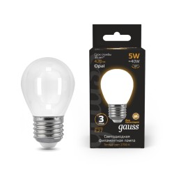 Светодиодная лампа Gauss Шар 5W 420Lm 2700K E27 105202105