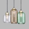 Подвесной светильник со стеклянным плафоном                      TK Lighting  3325 Marco Green