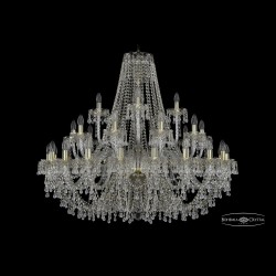 Люстра хрустальная 1410/20+10+5/400 G V0300 Bohemia Ivele Crystal (Стеклянный рожок)