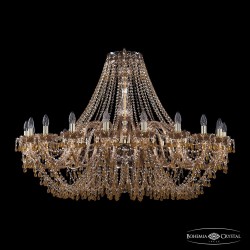 Люстра хрустальная 1410/20/460 G V1003 M721 Bohemia Ivele Crystal (Стеклянный рожок)