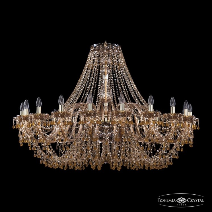 Люстра хрустальная 1410/20/460 G V1003 M721 Bohemia Ivele Crystal (Стеклянный рожок)