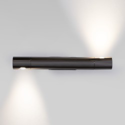 Настенный светодиодный светильник в стиле минимализм                      Eurosvet  40161 LED чёрный жемчуг